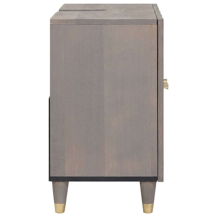 Dulap pentru chiuvetă de baie cu depozitare Gri 62 x 33 x 58 cm - WALTI WALTI