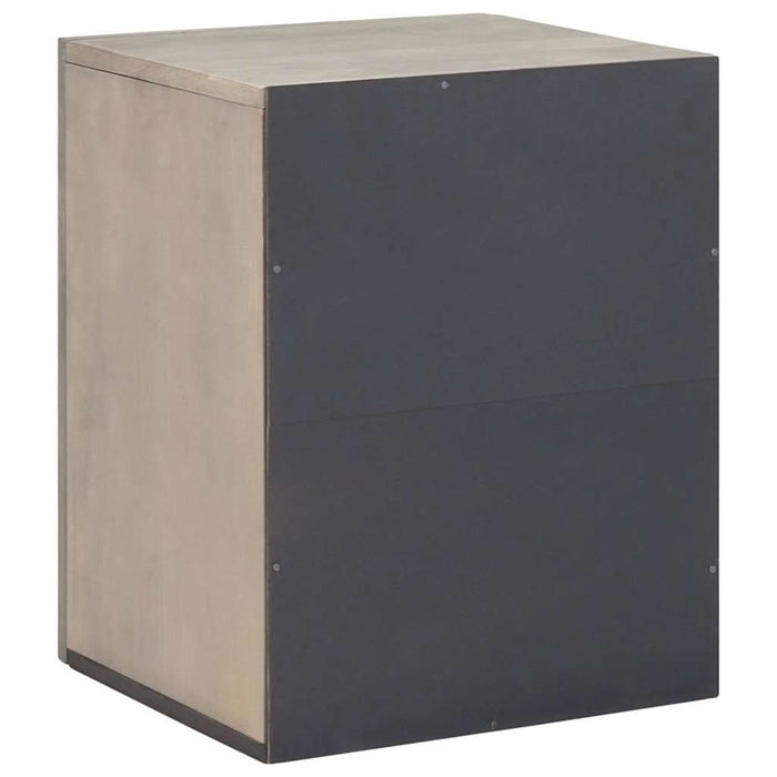 Dulap de perete pentru baie cu depozitare Gri 38 x 33 x 48 cm - WALTI WALTI
