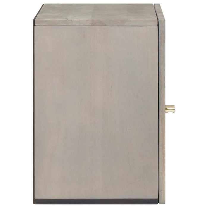 Dulap de perete pentru baie cu depozitare Gri 38 x 33 x 48 cm - WALTI WALTI