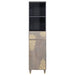 Bufet cu sertar Gri 38 x 33.5 x 160 cm Lemn masiv de mango - WALTI WALTI