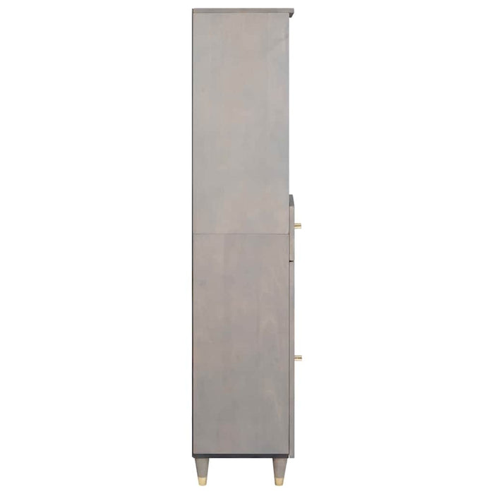 Bufet cu sertar Gri 38 x 33.5 x 160 cm Lemn masiv de mango - WALTI WALTI