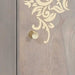 Bufet cu raft Gri și Aur 40 x 33 x 75 cm Lemn de mango solid - WALTI WALTI