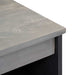 Bufet cu raft Gri și Aur 60 x 33 x 75 cm Lemn de mango solid - WALTI WALTI