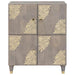 Bufet cu raft Gri și Aur 60 x 33 x 75 cm Lemn de mango solid - WALTI WALTI