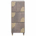 Bufet cu raft Gri și Aur 40 x 33 x 110 cm Lemn de mango solid - WALTI WALTI