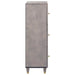 Bufet cu raft Gri și Aur 40 x 33 x 110 cm Lemn de mango solid - WALTI WALTI