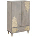 Bufet cu sertar Gri și Aur 60 x 33 x 100 cm Lemn de mango solid - WALTI WALTI