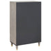 Bufet cu sertar Gri și Aur 60 x 33 x 100 cm Lemn de mango solid - WALTI WALTI