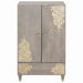 Bufet cu sertar Gri și Aur 60 x 33 x 100 cm Lemn de mango solid - WALTI WALTI