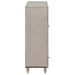 Bufet cu sertar Gri și Aur 60 x 33 x 100 cm Lemn de mango solid - WALTI WALTI