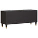 Cabinet TV cu raft Negru 105 x 33 x 46 cm Lemn de mango solid - WALTI WALTI