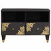 Cabinet TV cu sertar Negru 70 x 33 x 46 cm Lemn de mango solid - WALTI WALTI