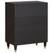 Bufet Negru 60 x 33 x 75 cm Lemn de mango solid - WALTI WALTI