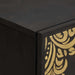 Bufet Negru 60 x 33 x 75 cm Lemn de mango solid - WALTI WALTI