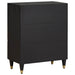 Bufet Negru 60 x 33 x 75 cm Lemn de mango solid - WALTI WALTI