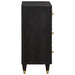 Bufet Negru 60 x 33 x 75 cm Lemn de mango solid - WALTI WALTI