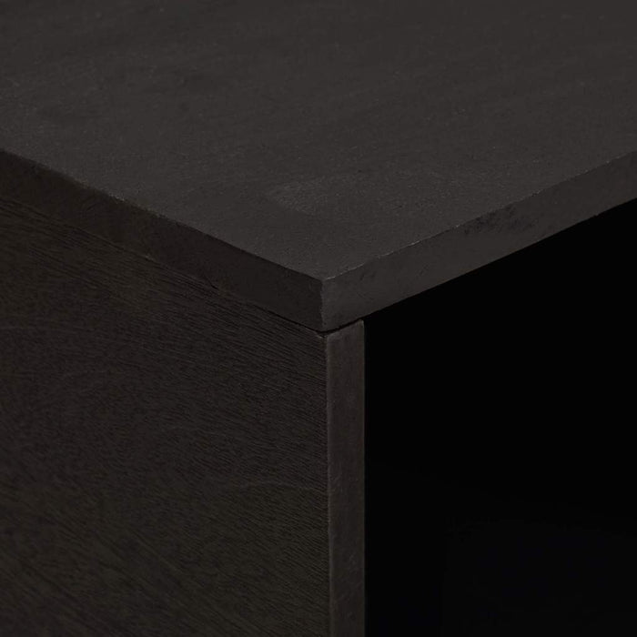 Masă de cafea Negru 80 x 50 x 40 cm Lemn de mango solid - WALTI WALTI