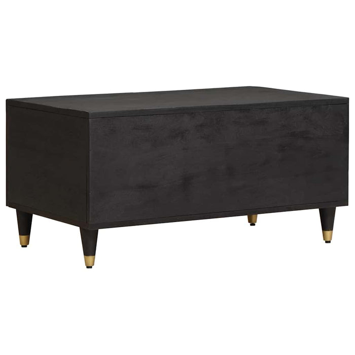 Masă de cafea Negru 80 x 50 x 40 cm Lemn de mango solid - WALTI WALTI