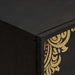 Dulap de noapte Negru 50 x 33 x 62 cm Lemn de mango solid - WALTI WALTI