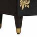 Dulap de noapte Negru 50 x 33 x 62 cm Lemn de mango solid - WALTI WALTI