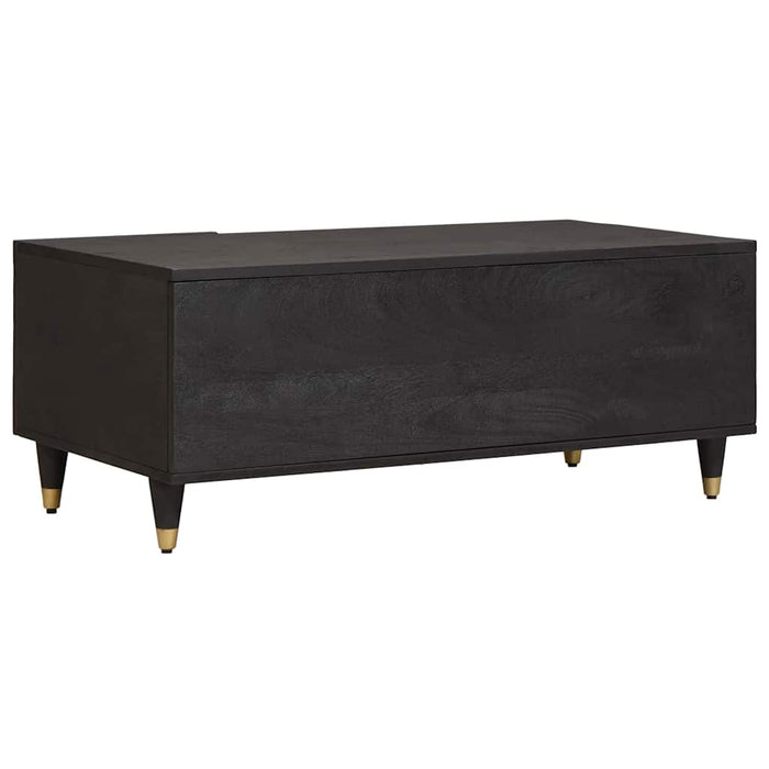 Masă de cafea Negru 100 x 54 x 40 cm Lemn de mango solid - WALTI WALTI