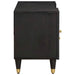 Cabinet TV cu sertar Negru 105 x 33 x 46 cm Lemn de mango solid - WALTI WALTI
