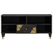 Cabinet TV cu sertar Negru 100 x 33 x 46 cm Lemn de mango solid - WALTI WALTI
