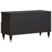 Cabinet TV cu sertar Negru 80 x 33 x 46 cm Lemn de mango solid - WALTI WALTI