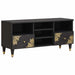 Cabinet TV cu sertar Negru 100 x 33 x 46 cm Lemn de mango solid - WALTI WALTI