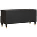 Cabinet TV cu sertar Negru 100 x 33 x 46 cm Lemn de mango solid - WALTI WALTI
