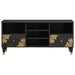 Cabinet TV cu sertar Negru 100 x 33 x 46 cm Lemn de mango solid - WALTI WALTI