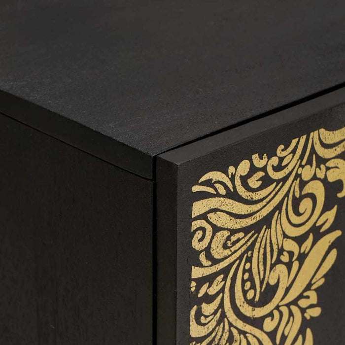 Dulap de chiuvetă Negru 62 x 33 x 58 cm Lemn de mango solid - WALTI WALTI
