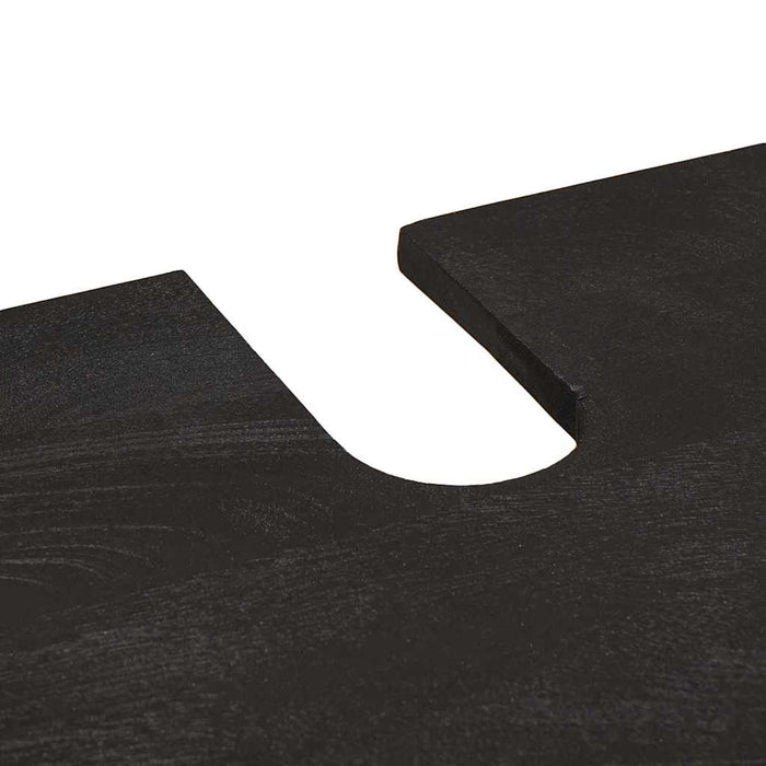 Dulap de chiuvetă Negru 62 x 33 x 58 cm Lemn de mango solid - WALTI WALTI