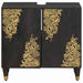 Dulap de chiuvetă Negru 62 x 33 x 58 cm Lemn de mango solid - WALTI WALTI