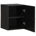 Dulap de perete Negru 38 x 33 x 48 cm Lemn de mango solid - WALTI WALTI