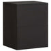 Dulap de perete Negru 38 x 33 x 48 cm Lemn de mango solid - WALTI WALTI