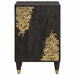 Dulap de Baie cu ușă Negru 38 x 33 x 58 cm Lemn de mango solid - WALTI WALTI