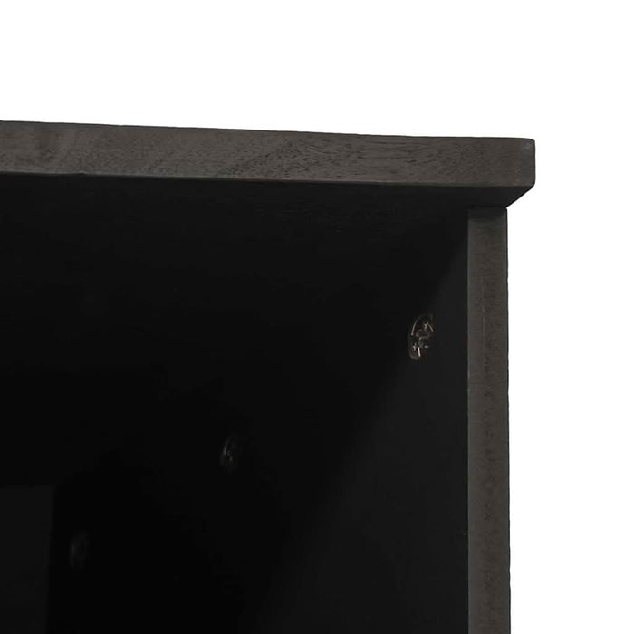 Bufet cu sertar Negru 38 x 33 x 160 cm Lemn de mango solid - WALTI WALTI