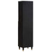 Bufet cu sertar Negru 38 x 33 x 160 cm Lemn de mango solid - WALTI WALTI