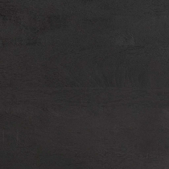 Bufet cu raft cu ușă Negru 60 x 33 x 75 cm Lemn de mango solid - WALTI WALTI