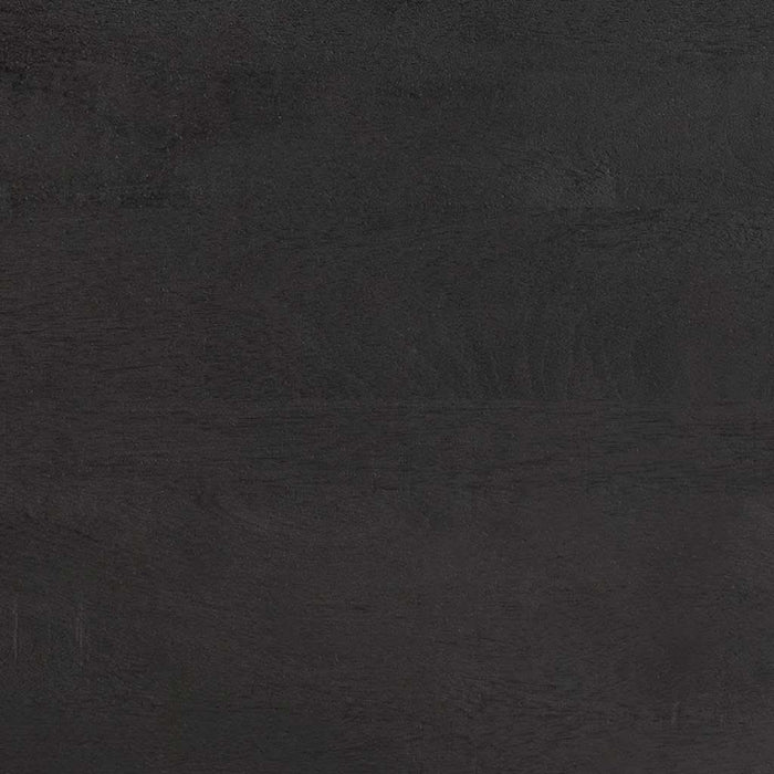 Bufet cu raft cu ușă Negru 40 x 33 x 110 cm Lemn de mango solid - WALTI WALTI