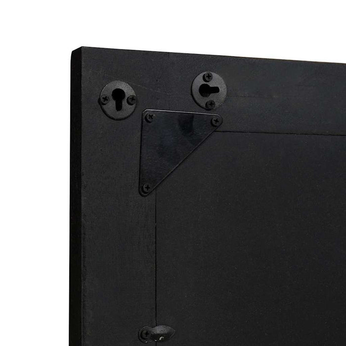 Oglindă pentru baie Negru și argintiu 70 x 50 x 2,5 cm - WALTI WALTI