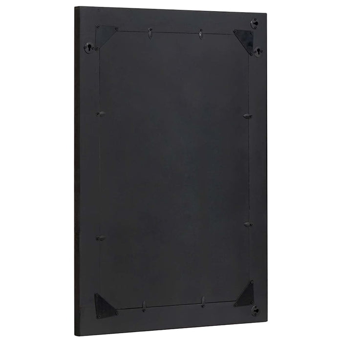 Oglindă pentru baie Negru și argintiu 70 x 50 x 2,5 cm - WALTI WALTI