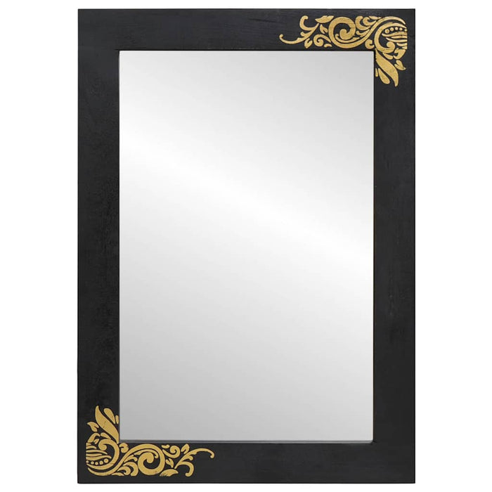 Oglindă pentru baie Negru și argintiu 70 x 50 x 2,5 cm - WALTI WALTI