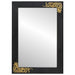 Oglindă pentru baie Negru și argintiu 70 x 50 x 2,5 cm - WALTI WALTI