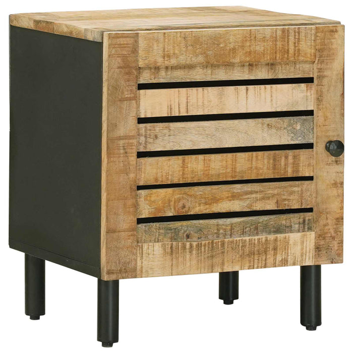 Noptieră natural 40 x 33 x 46 cm Lemn de mango solid WALTI