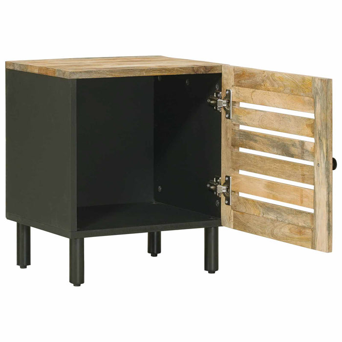 Noptieră natural 40 x 33 x 46 cm Lemn de mango solid WALTI
