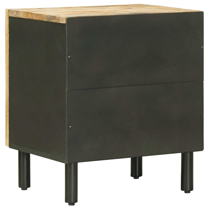 Noptieră 2 buc. natural 40 x 33 x 46 cm Lemn de mango solid WALTI