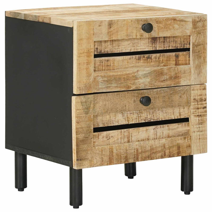 Noptieră natural 40 x 33 x 46 cm Lemn de mango solid WALTI