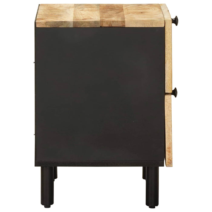 Noptieră natural 40 x 33 x 46 cm Lemn de mango solid WALTI